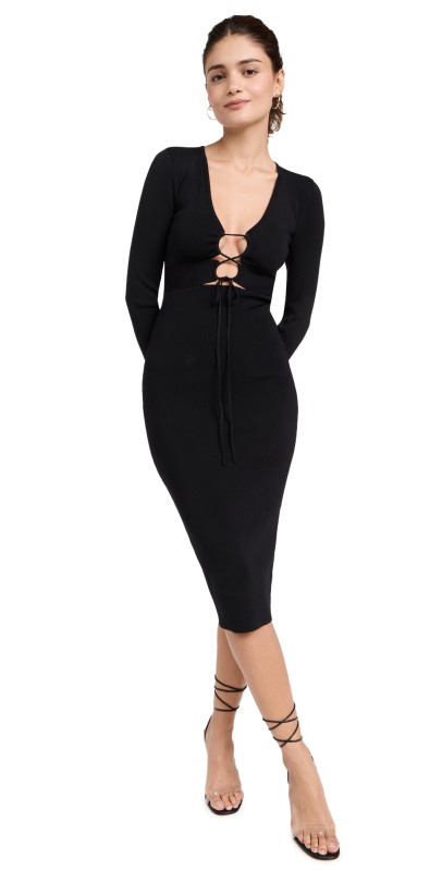 ASTR theabel Jovie Dress Black