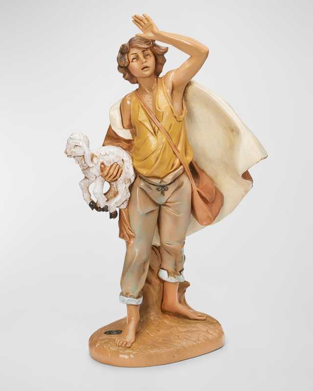 12" Scale Micah, Shepherd Viewing Nativity Figure