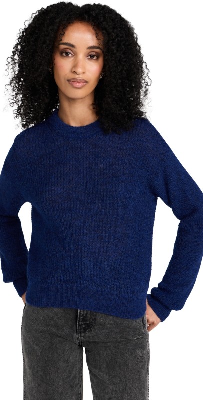 Veronica Beard Melinda Crew Neckweater Deep Orange