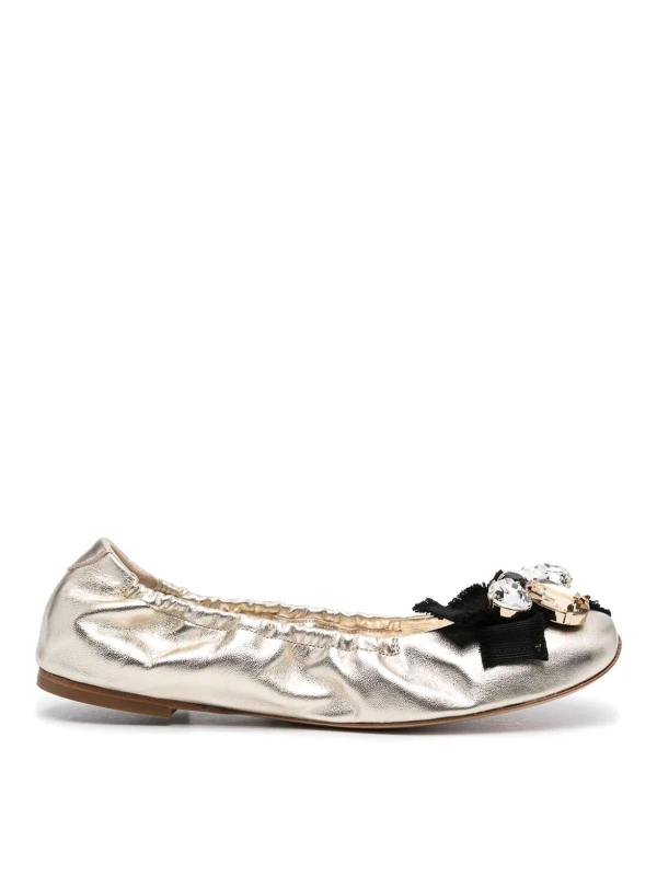 Casadei Ballerines - Métallique