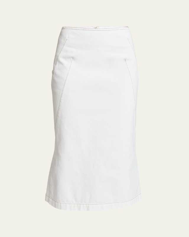 Sibyl Denim Midi Skirt