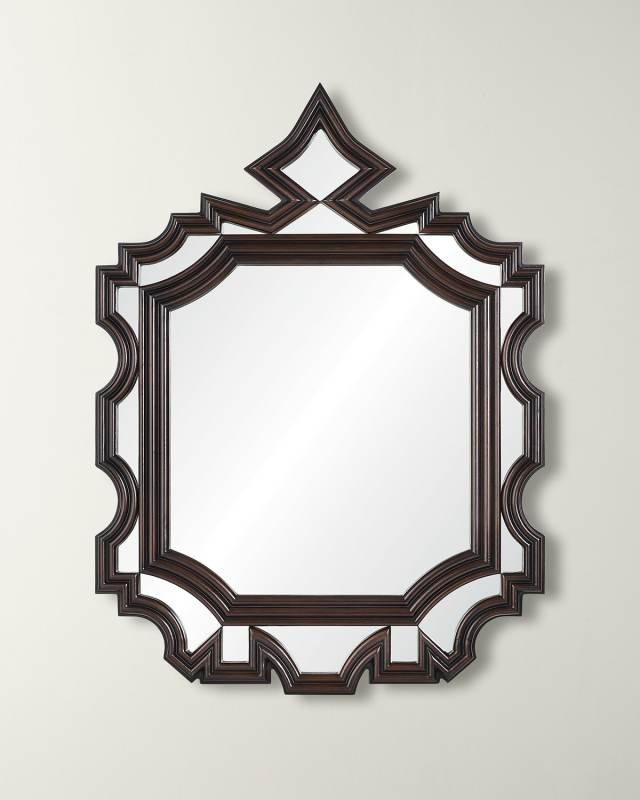 Hand-Carved Mirror