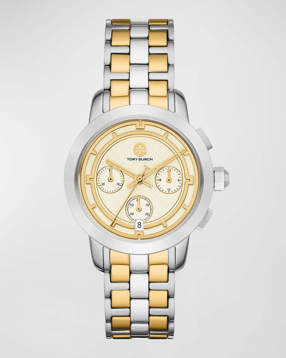 The Tory Chronograph Watch - Two-Tone Stainless Steel
