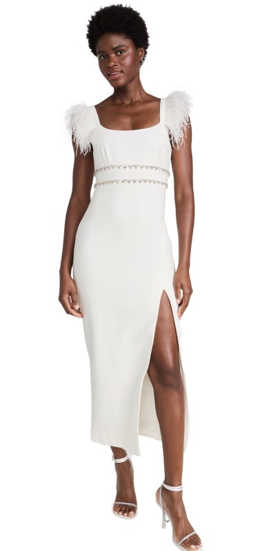 LIKELY Prima Dress White