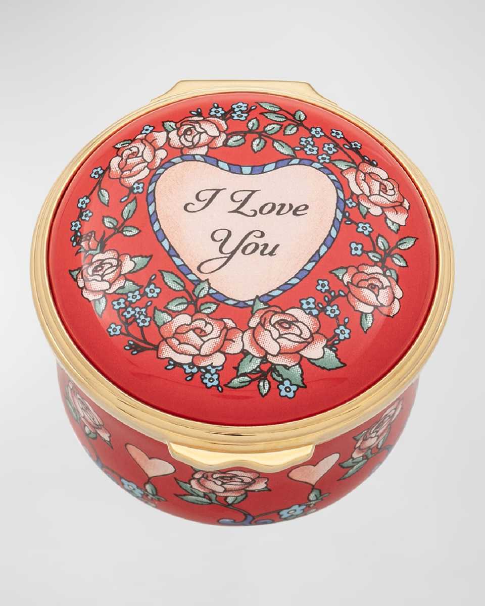 I Love You Enamel Box