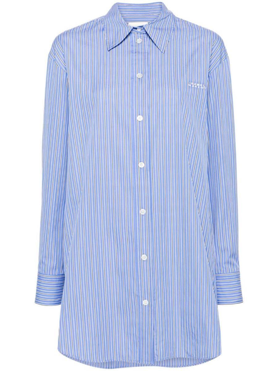 Cylvany logo-embroidered shirt