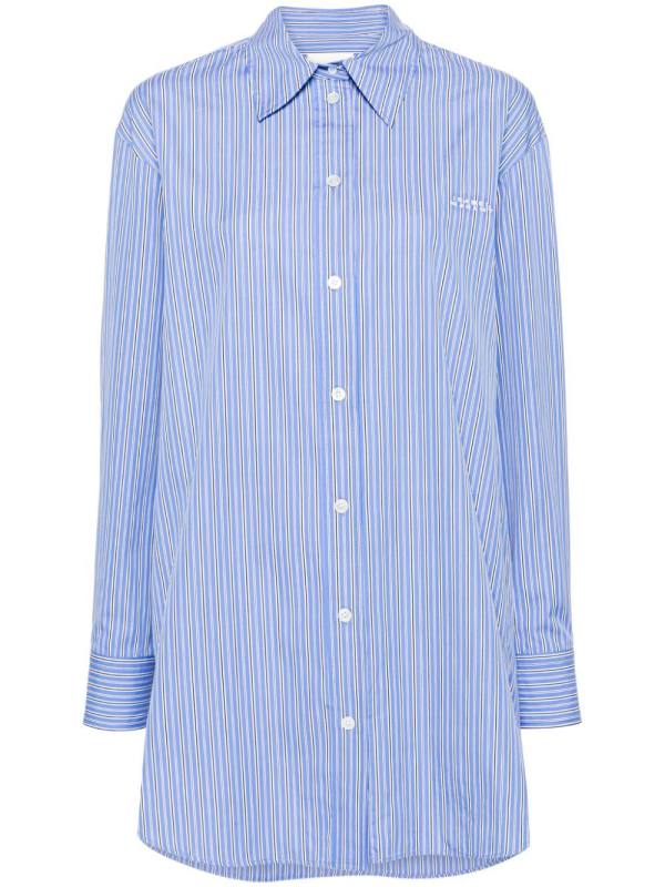 Cylvany logo-embroidered shirt