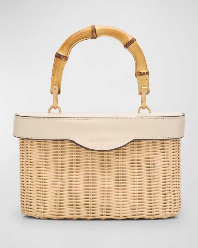 Gwyneth Basket Top-Handle Bag