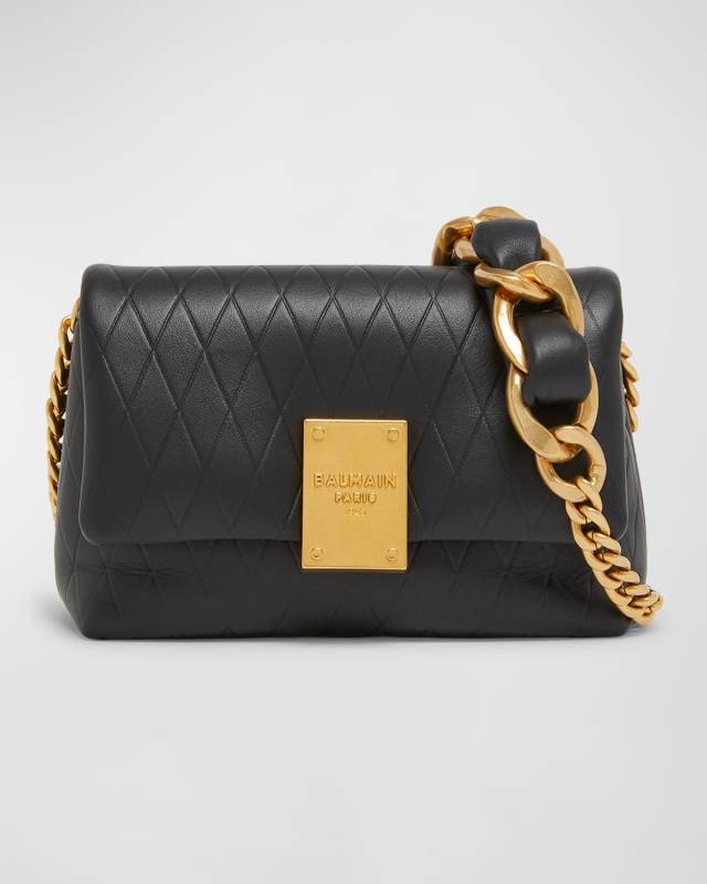 1945 Soft Mini Shoulder Bag in Embossed Leather