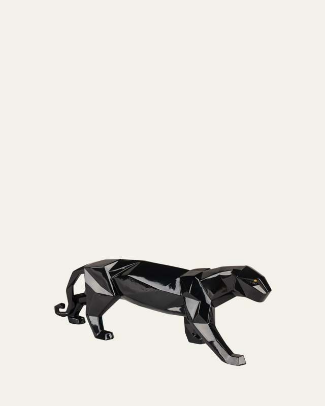 Origami Black Panther Sculpture