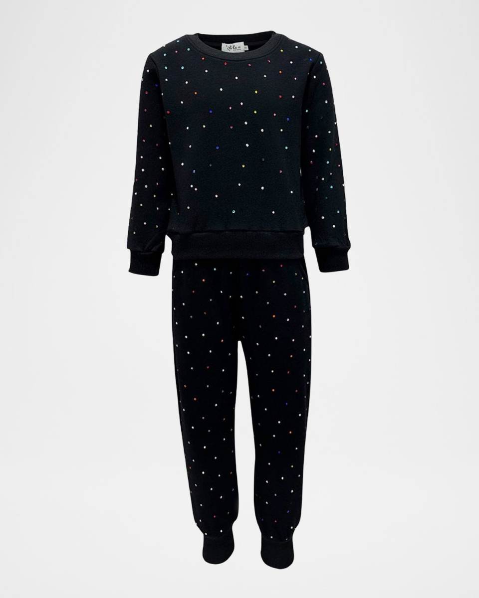 Girl's Rainbow Sparkle Two-Piece Set, Size 2-14