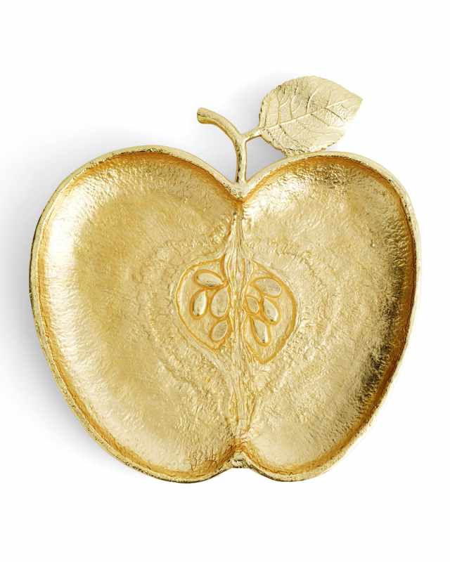 Gold Apple Plate