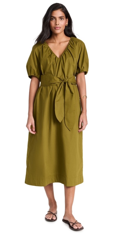 MARA HOFFMAN Alora Dress Olive