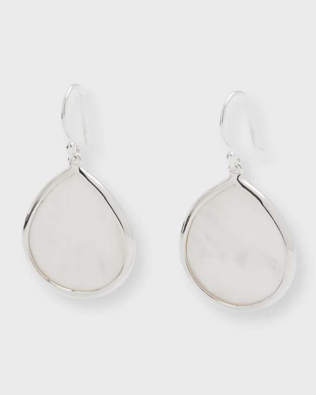Small Teardrop Earrings in Sterling Silver