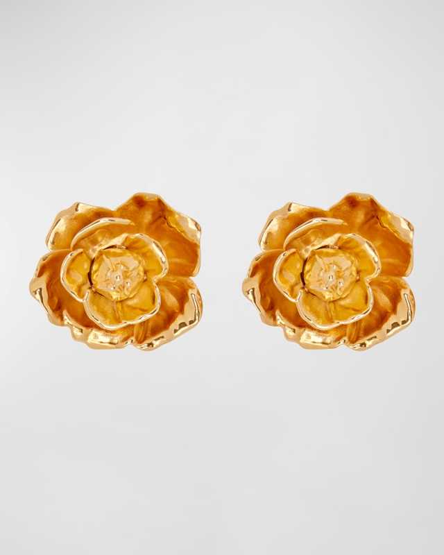 Gardenia Stud Earrings