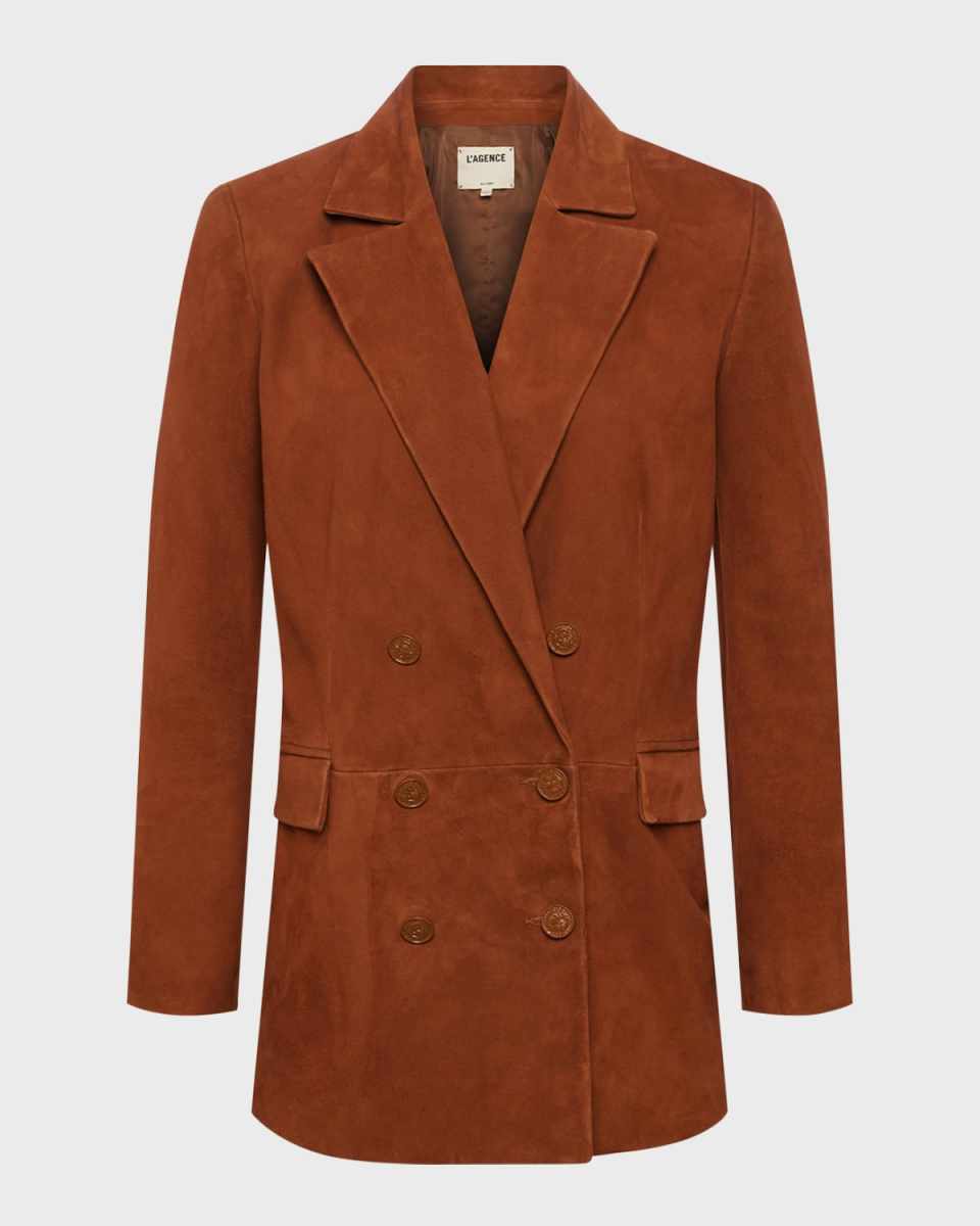 Aimee Relaxed Double-Breasted Blazer