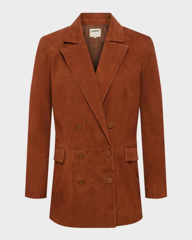 Aimee Relaxed Double-Breasted Blazer