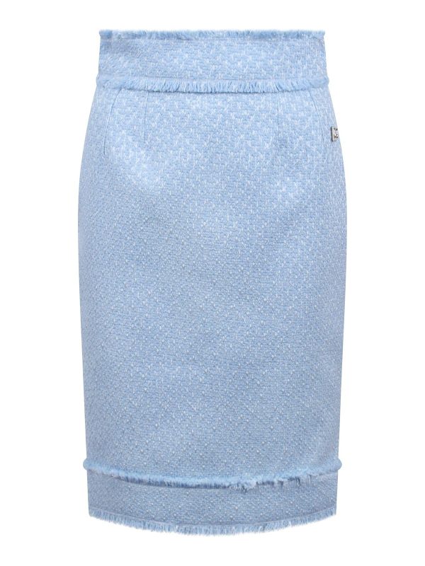 Dolce & Gabbana Jupe Midi - Bleu