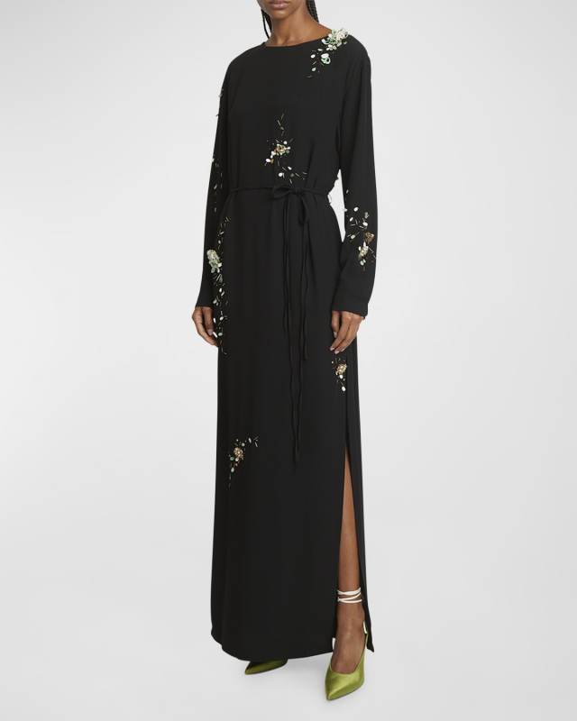 Duzco Embellished Maxi Dress
