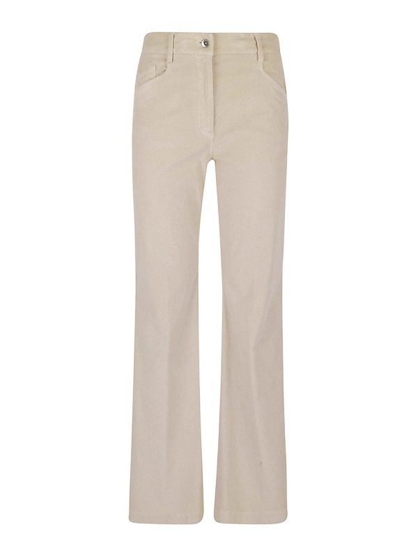 Tsolo Munkh Pantalons Décontractés - Crème