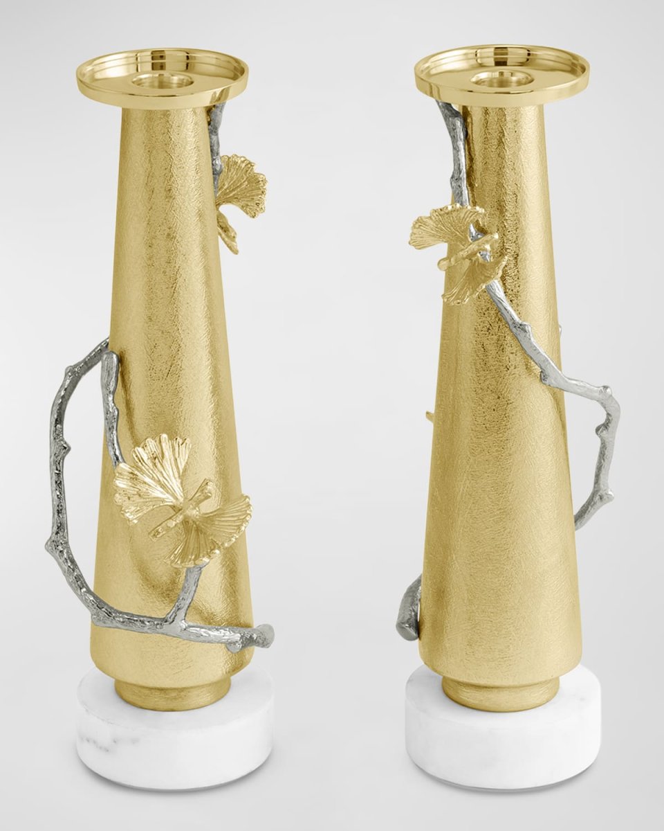 Butterfly Ginkgo Luxe Candleholders