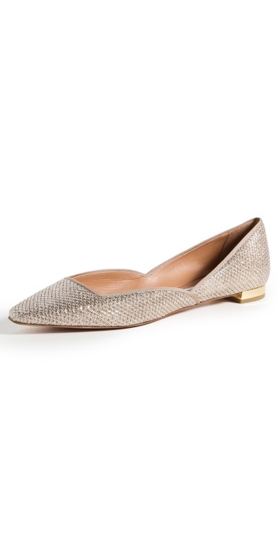 Aquazzura Maia Flats Light Copper
