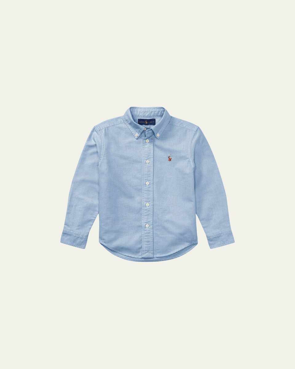Boy's Oxford Sport Shirt, Size 2-7