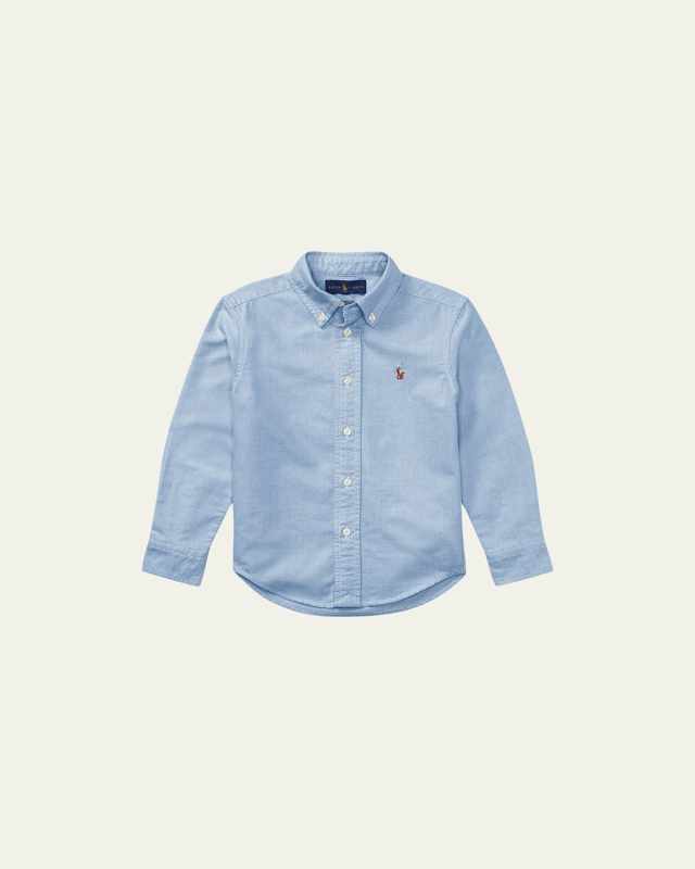Boy's Oxford Sport Shirt, Size 2-7