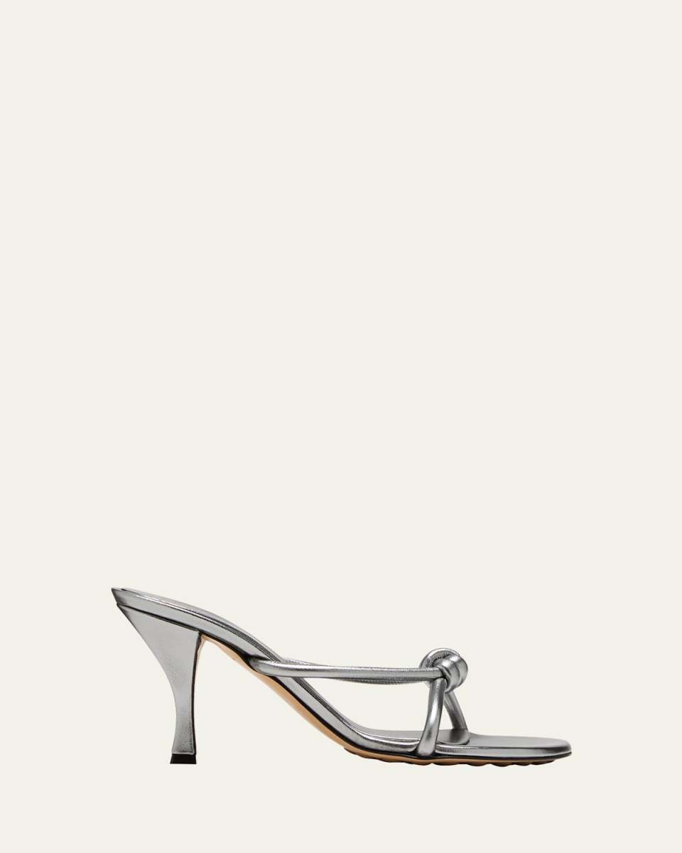 Blink Metallic Knot Slide Sandals