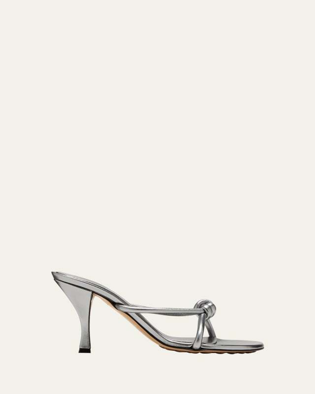 Blink Metallic Knot Slide Sandals