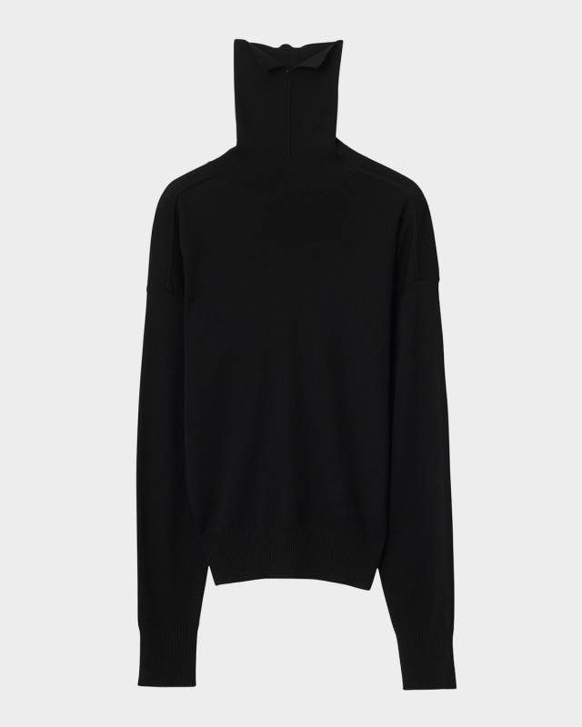 Light Weight Wool Turtleneck Sweater
