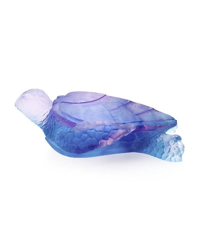 Coral Sea Medium Sea Turtle, Blue/Pink