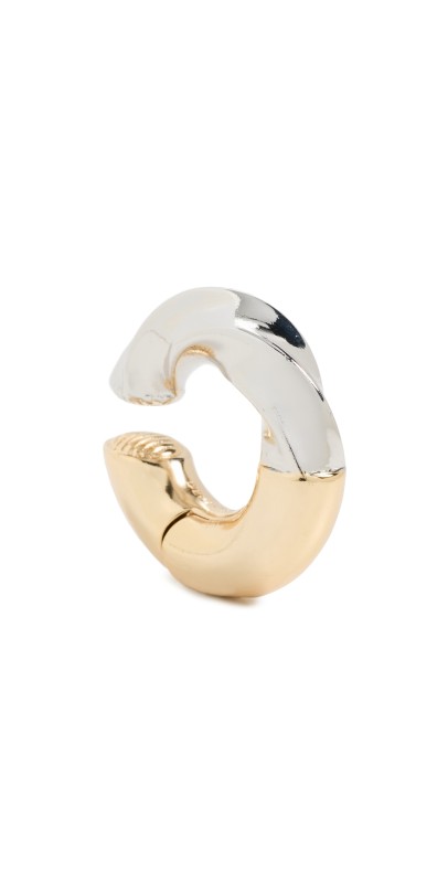 DEMARSON Bleecker Ear Cuff 12K Shiny Gold/Ir