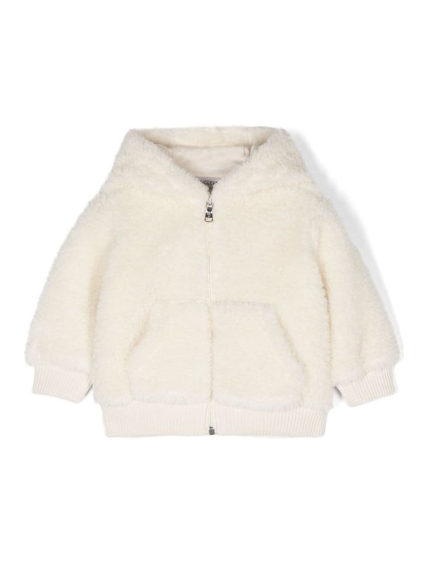 logo-embroidered jacke