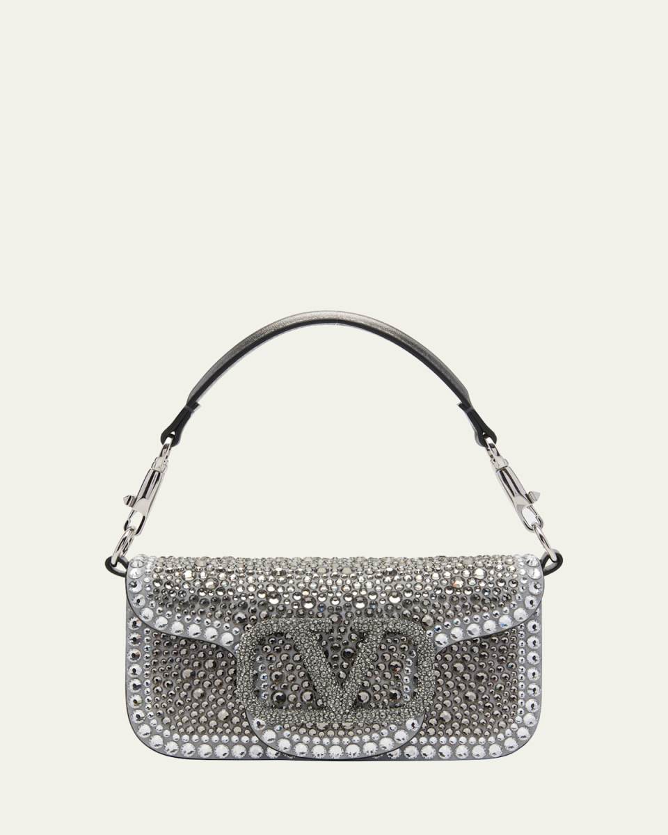 Loco Small Rhinestone Shoulder Bag