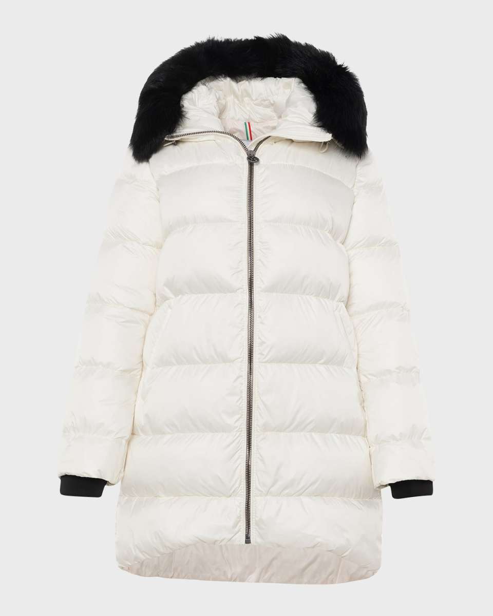 Apres-Ski Jacket With Detachable Toscana Lamb Shearling Hood Trim