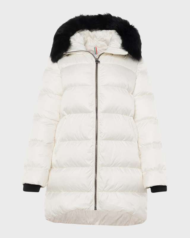 Apres-Ski Jacket With Detachable Toscana Lamb Shearling Hood Trim
