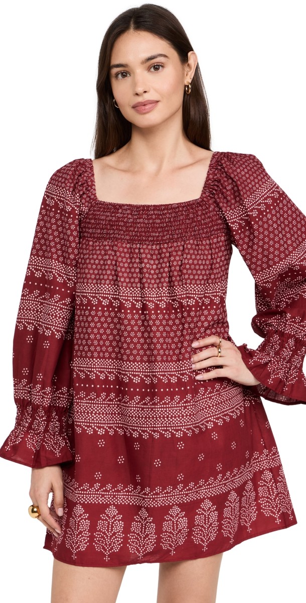 Mille Gabriette Dress Raspberry Mosaic