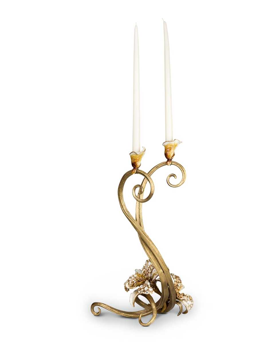 Orchid Double Candlestick