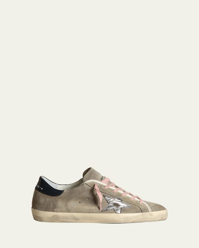Superstar Mixed Leather Low-Top Sneakers