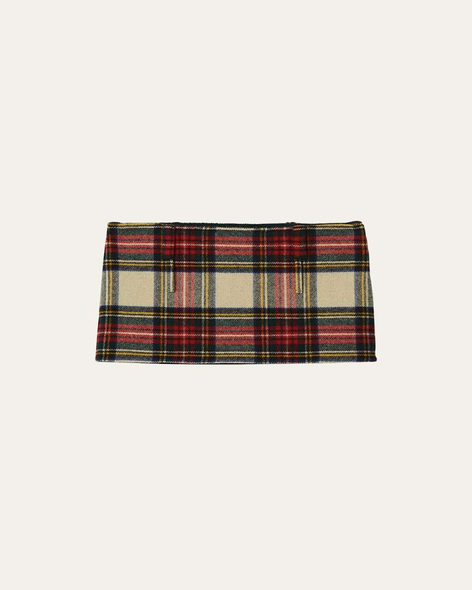 Plais Wool Mini Skirt