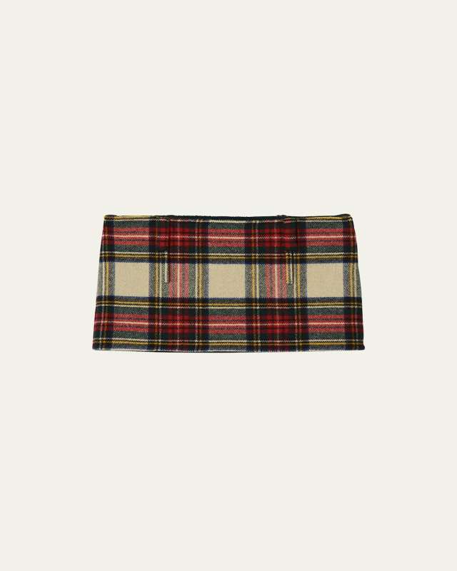 Plais Wool Mini Skirt