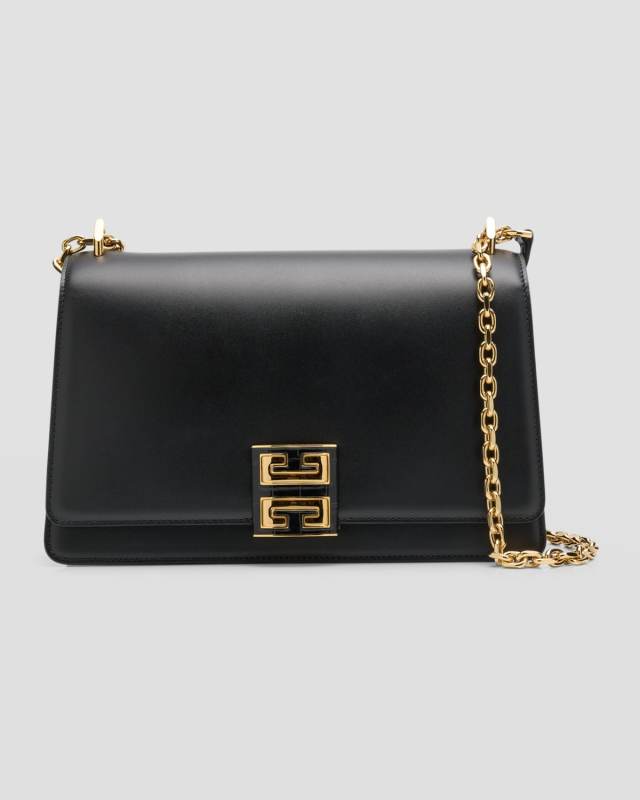 4G Medium Crossbody in Leather with Chain