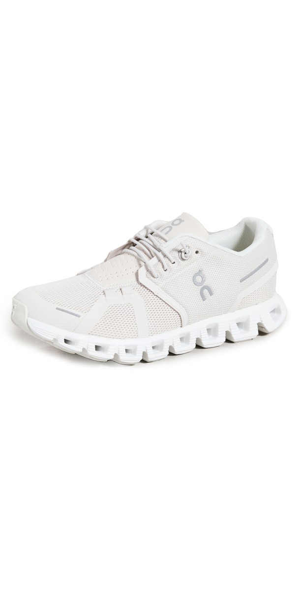 On Cloud 5 Sneakers Pearl/White