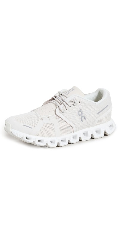 On Cloud 5 Sneakers Pearl/White
