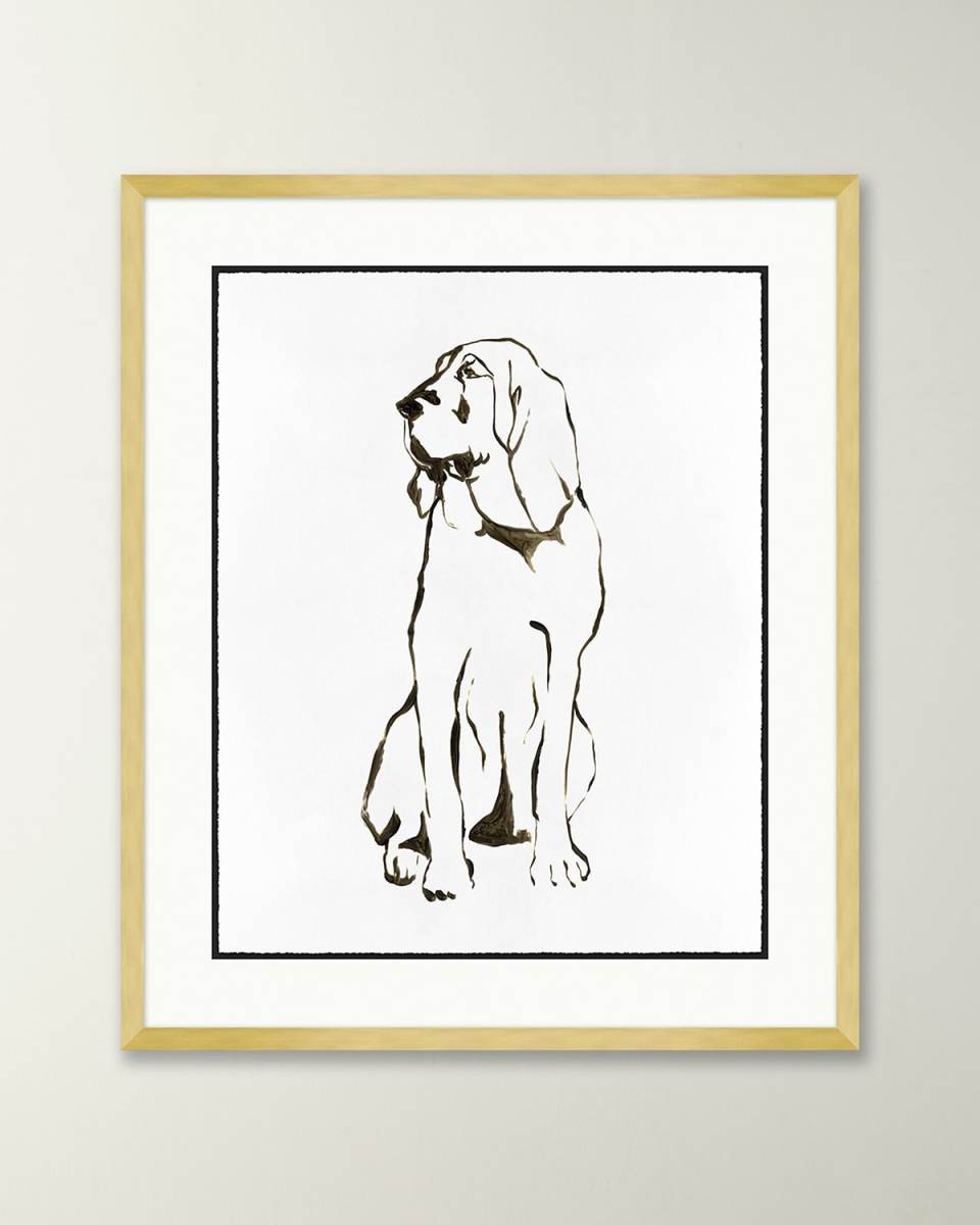 Hound Drawing 2 Giclee