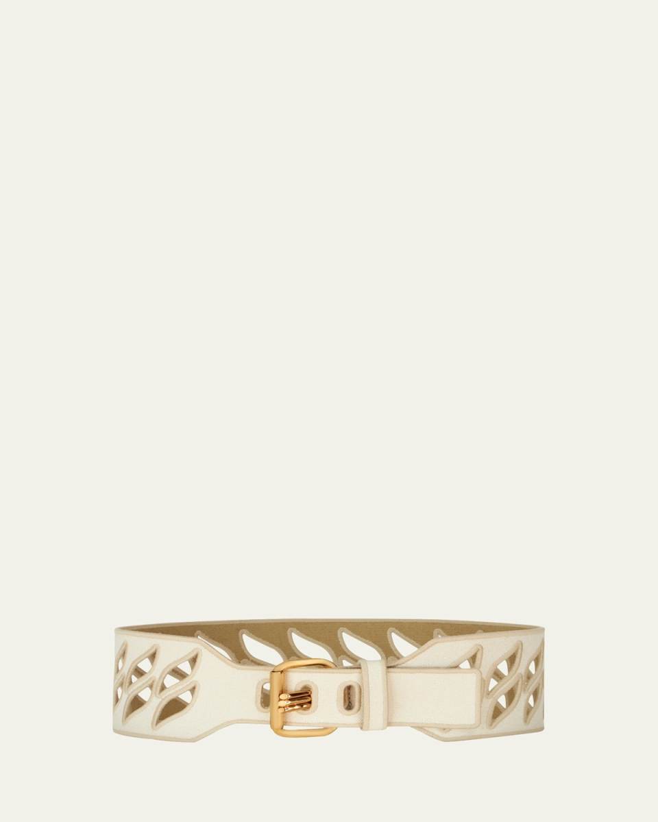 Cut-Out Woven Belt