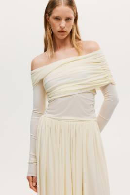 H&M Draped Off-the-shoulder Top