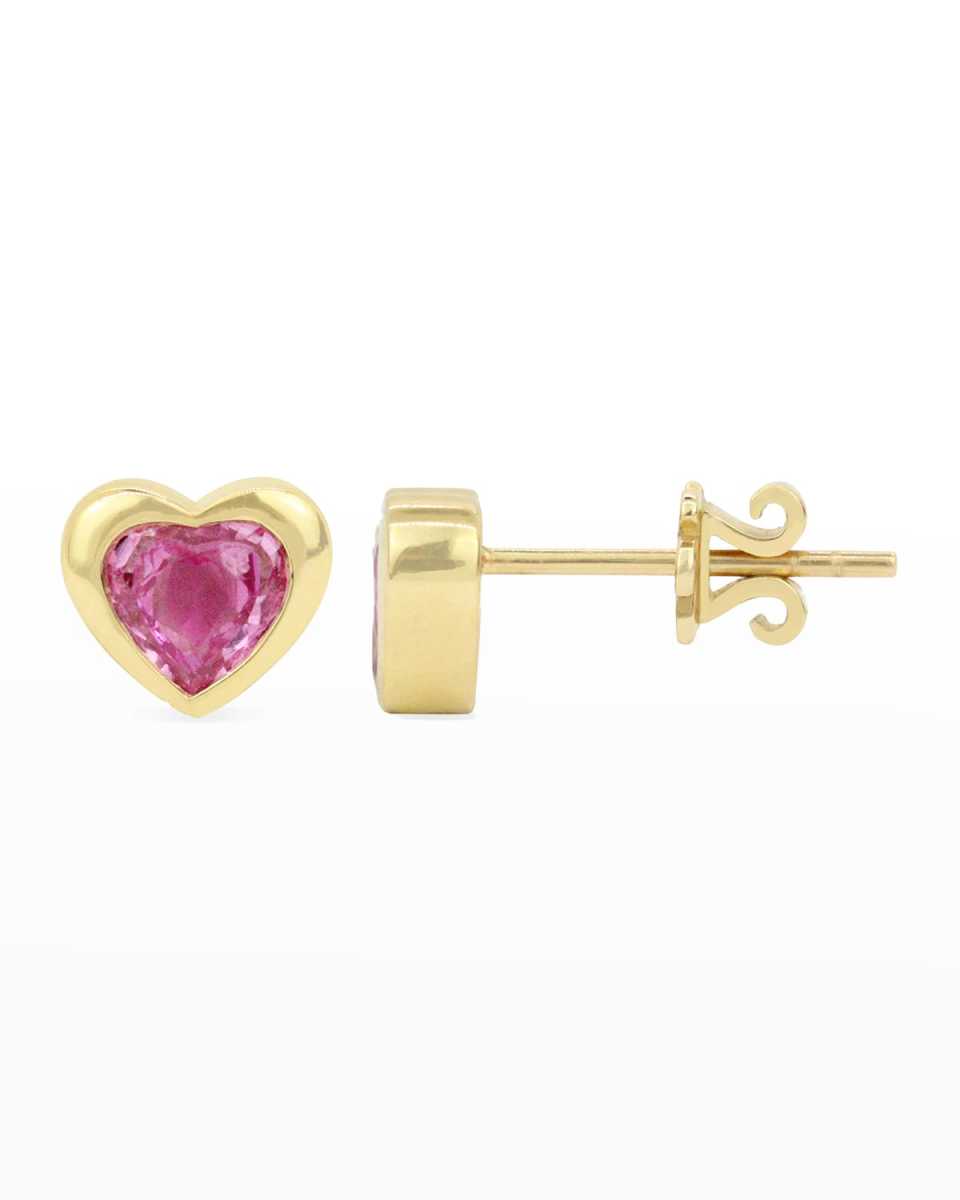 Chubby Heart Stud Earring, Single