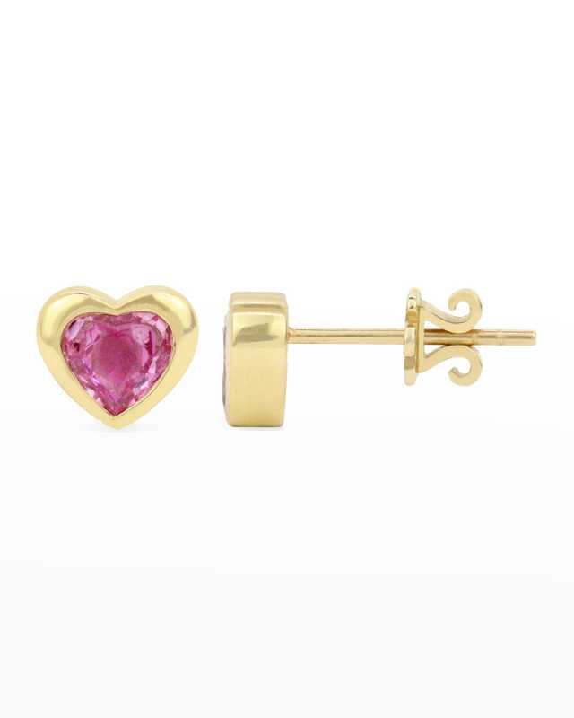 Chubby Heart Stud Earring, Single